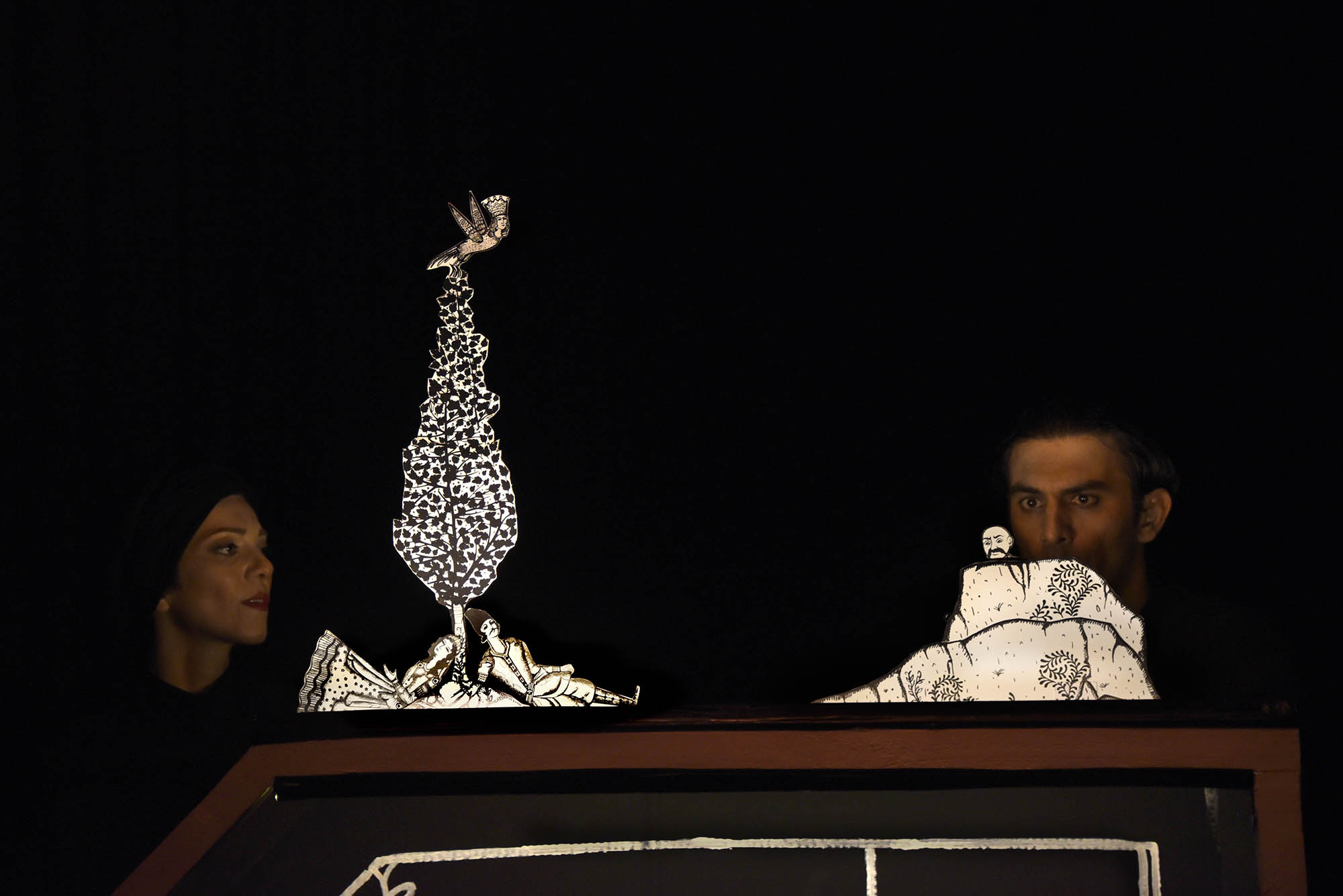 Simin and Farzan, a puppet theatre